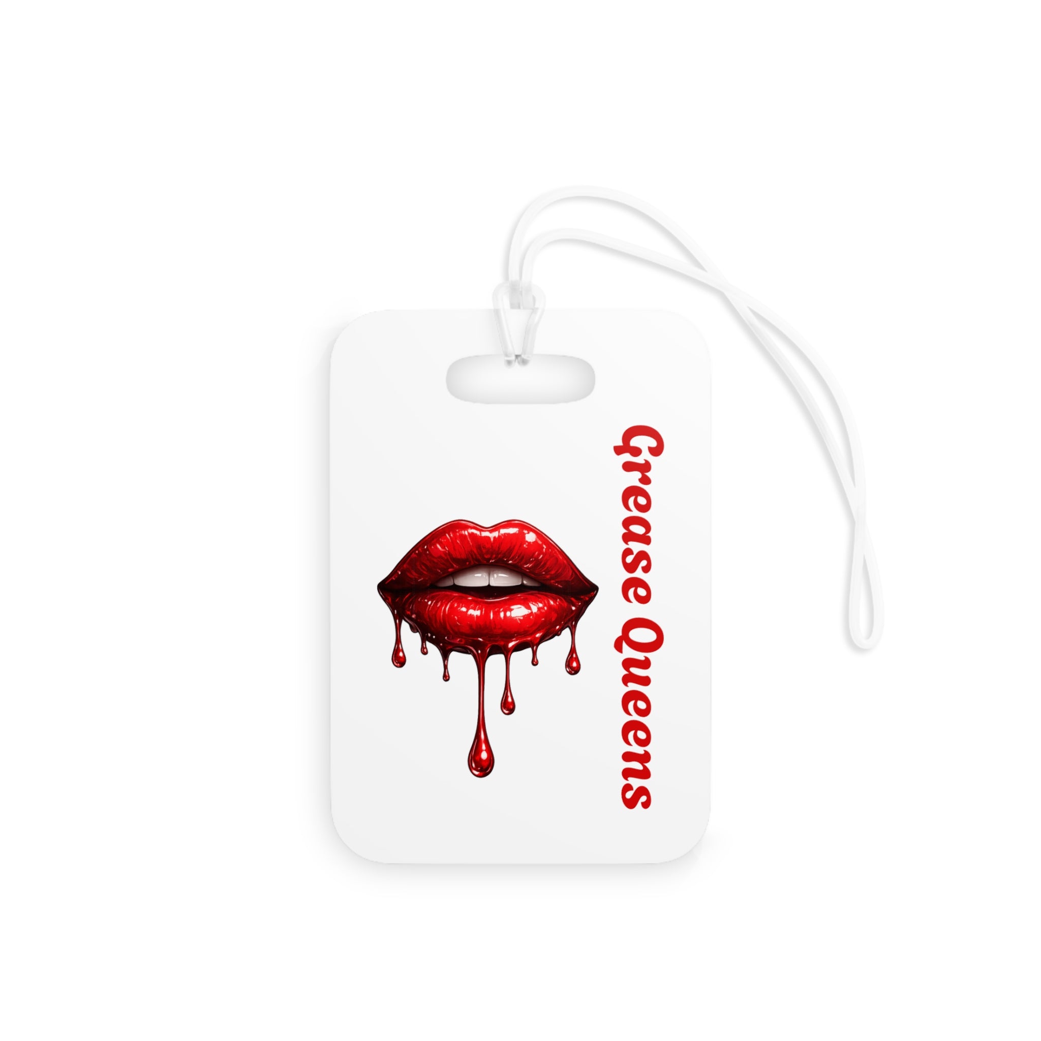 Messy Bun (Red) Luggage Tag