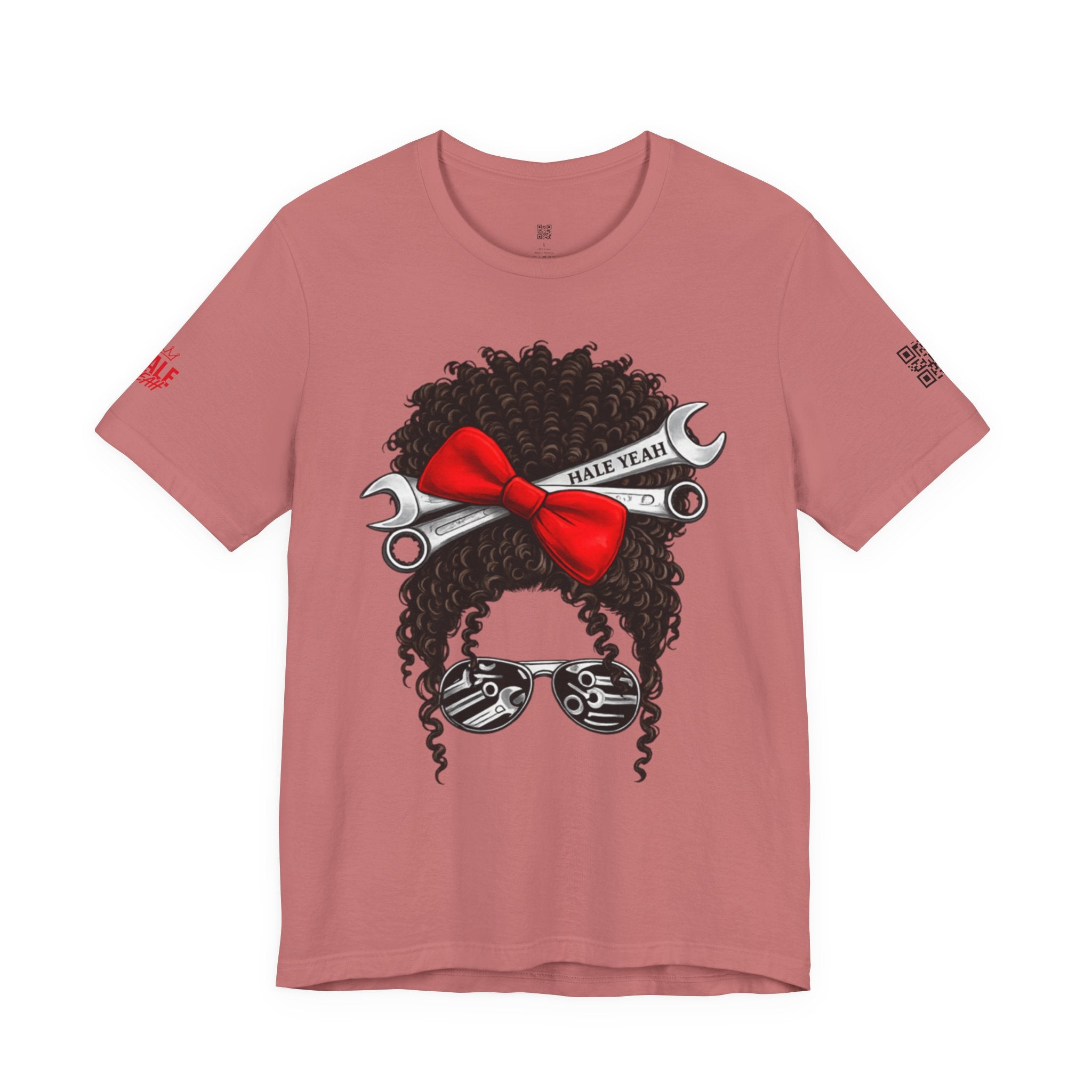 Messy Bun Classic Tee (Curly)