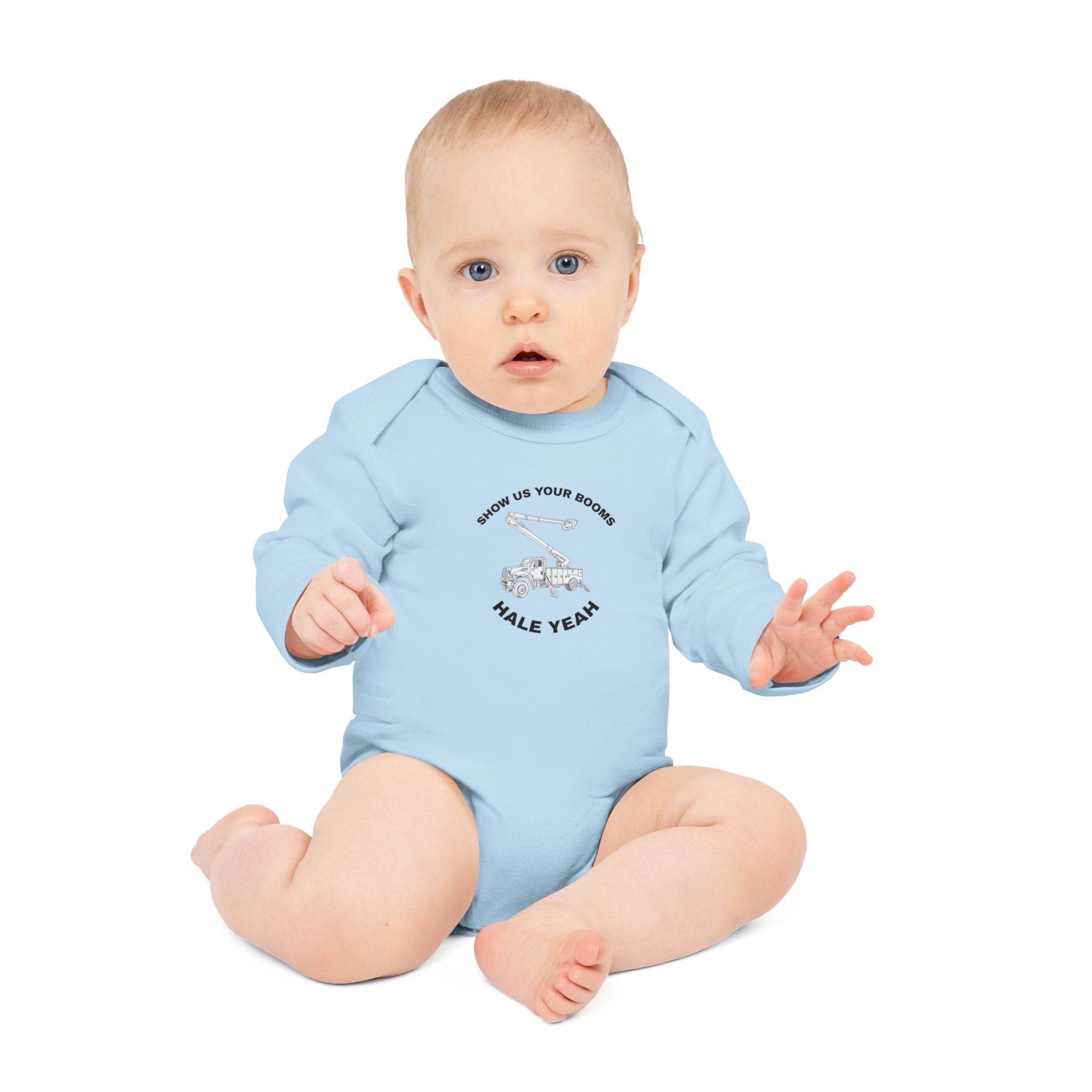 "Show Us Your Booms" Vintage Baby Bodysuit