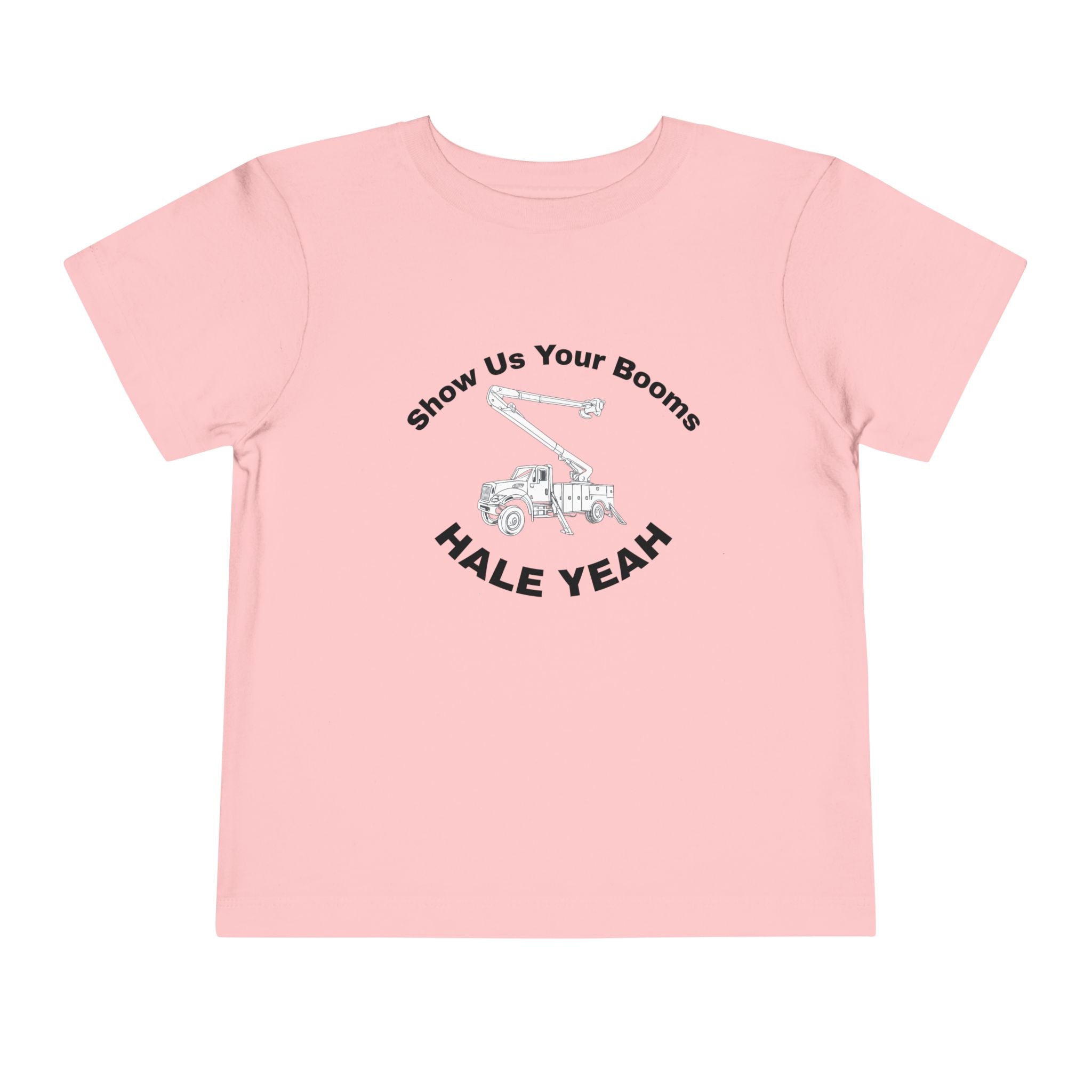 "Show Us Your Booms" Toddler Crane Shirt