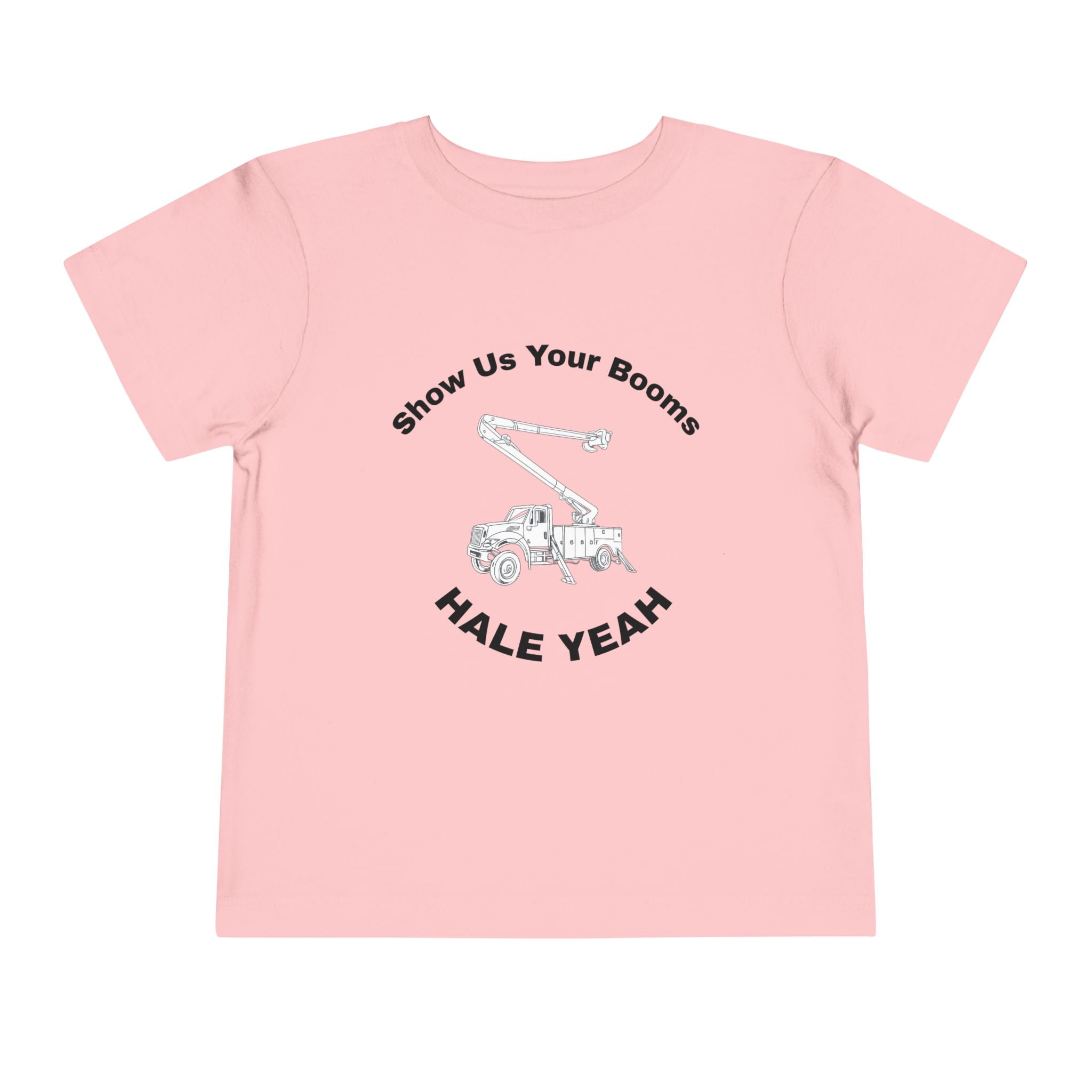 "Show Us Your Booms" Toddler Crane Shirt
