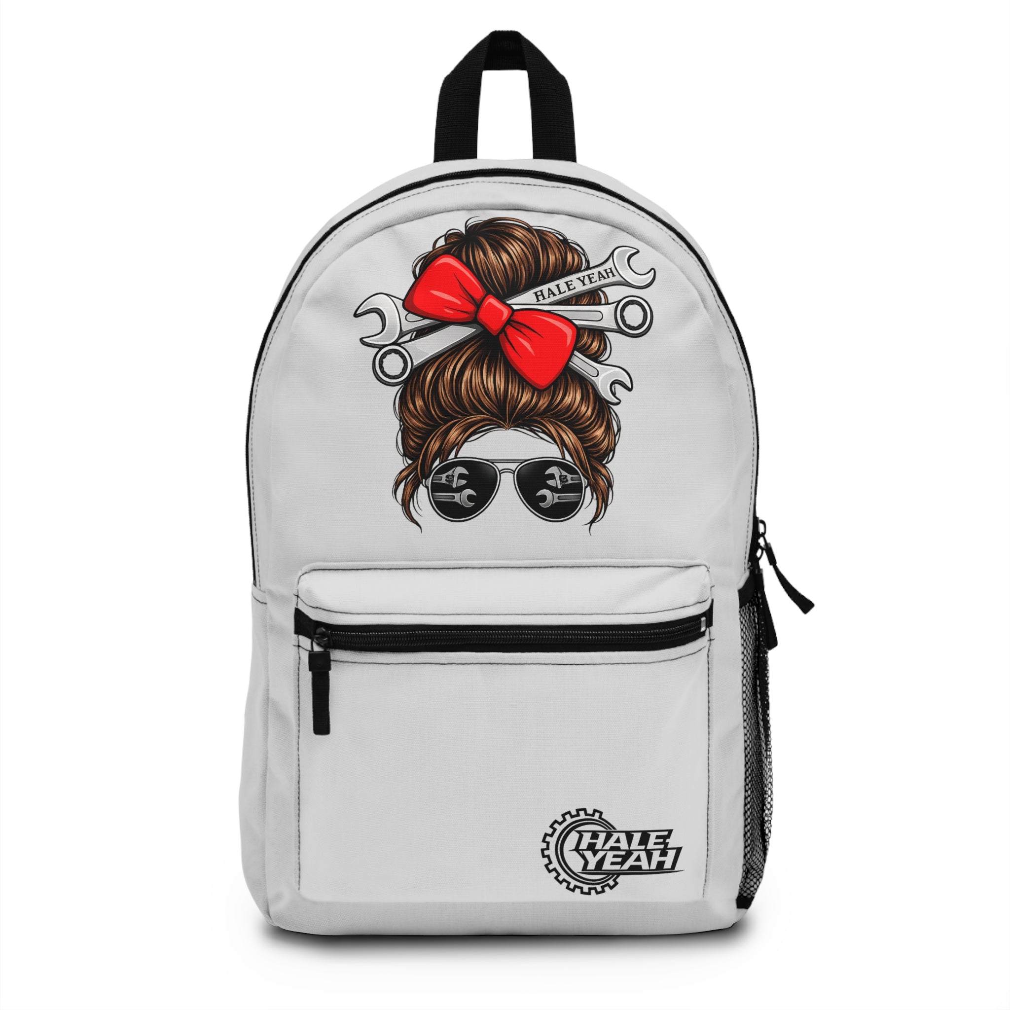 Messy Bun (Brunette) BackPack