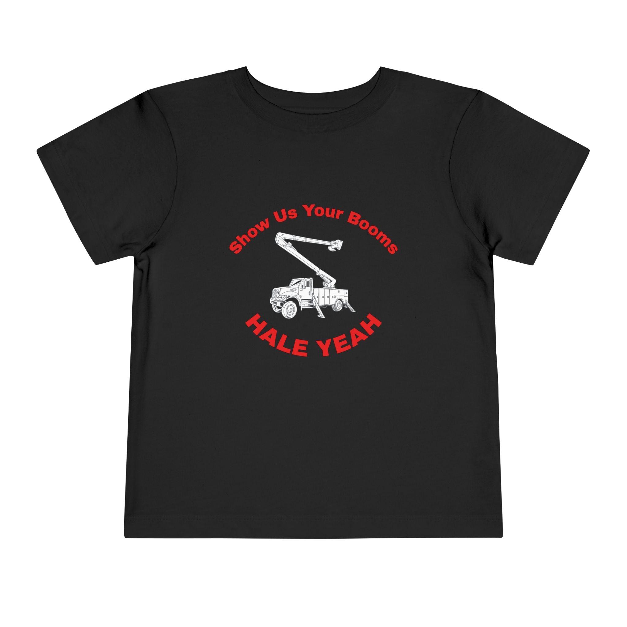 "Show Us Your Booms" Toddler Crane Shirt