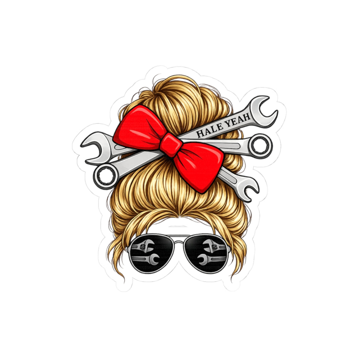 Messy Bun (Blondie) Profile Sticker