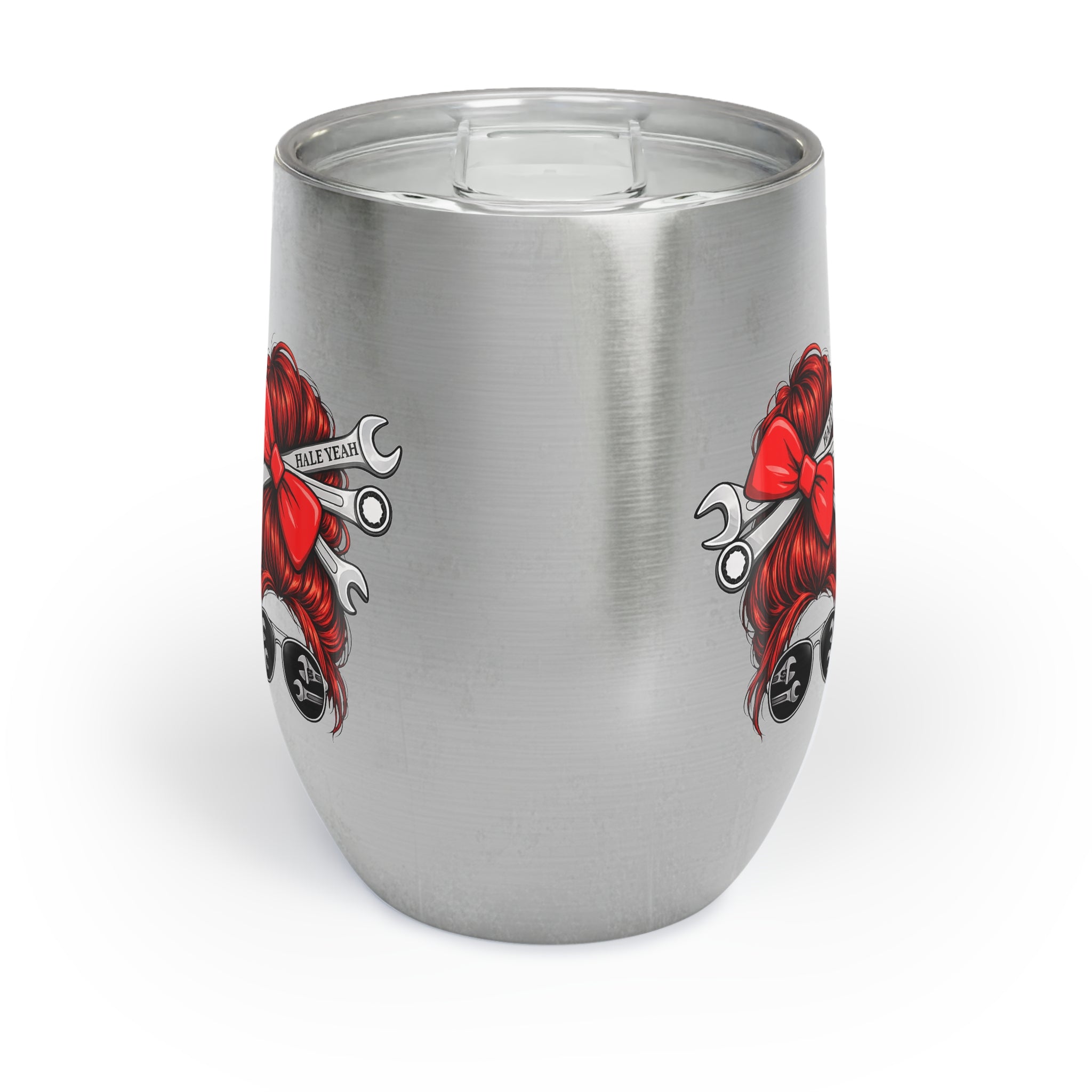 Messy Bun (Red) Chill Wine Tumbler