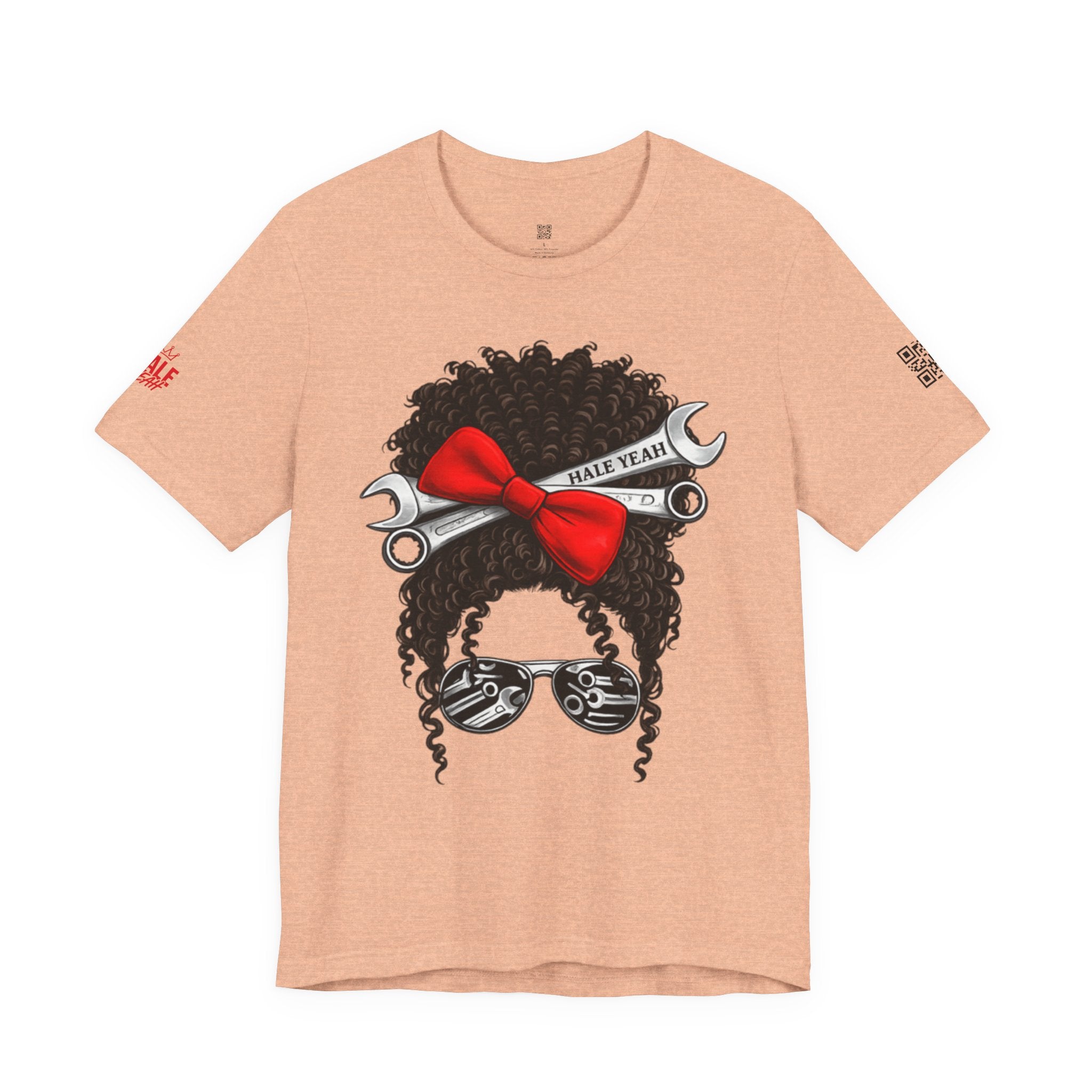 Messy Bun Classic Tee (Curly)