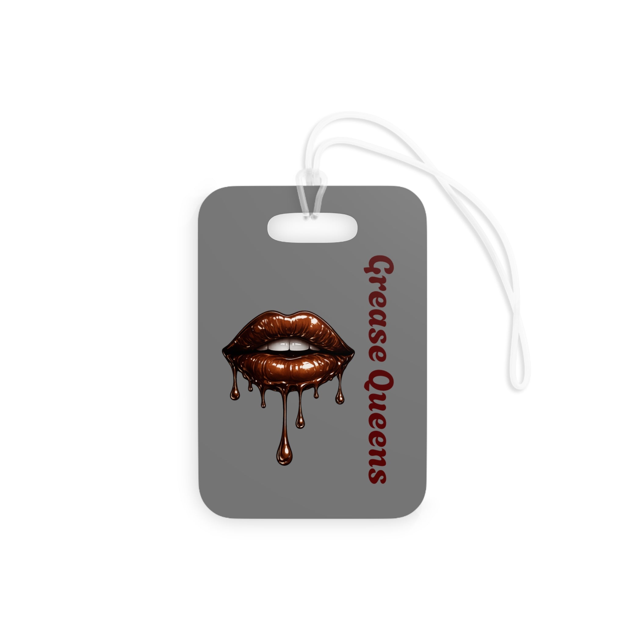 Messy Bun (Brunette) Luggage Tag