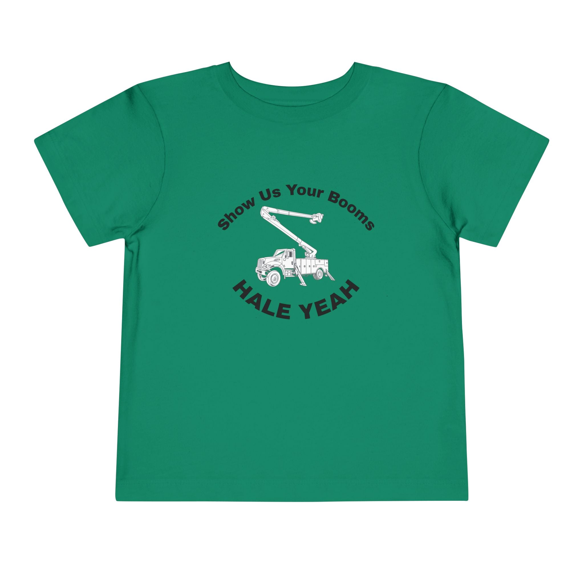 "Show Us Your Booms" Toddler Crane Shirt