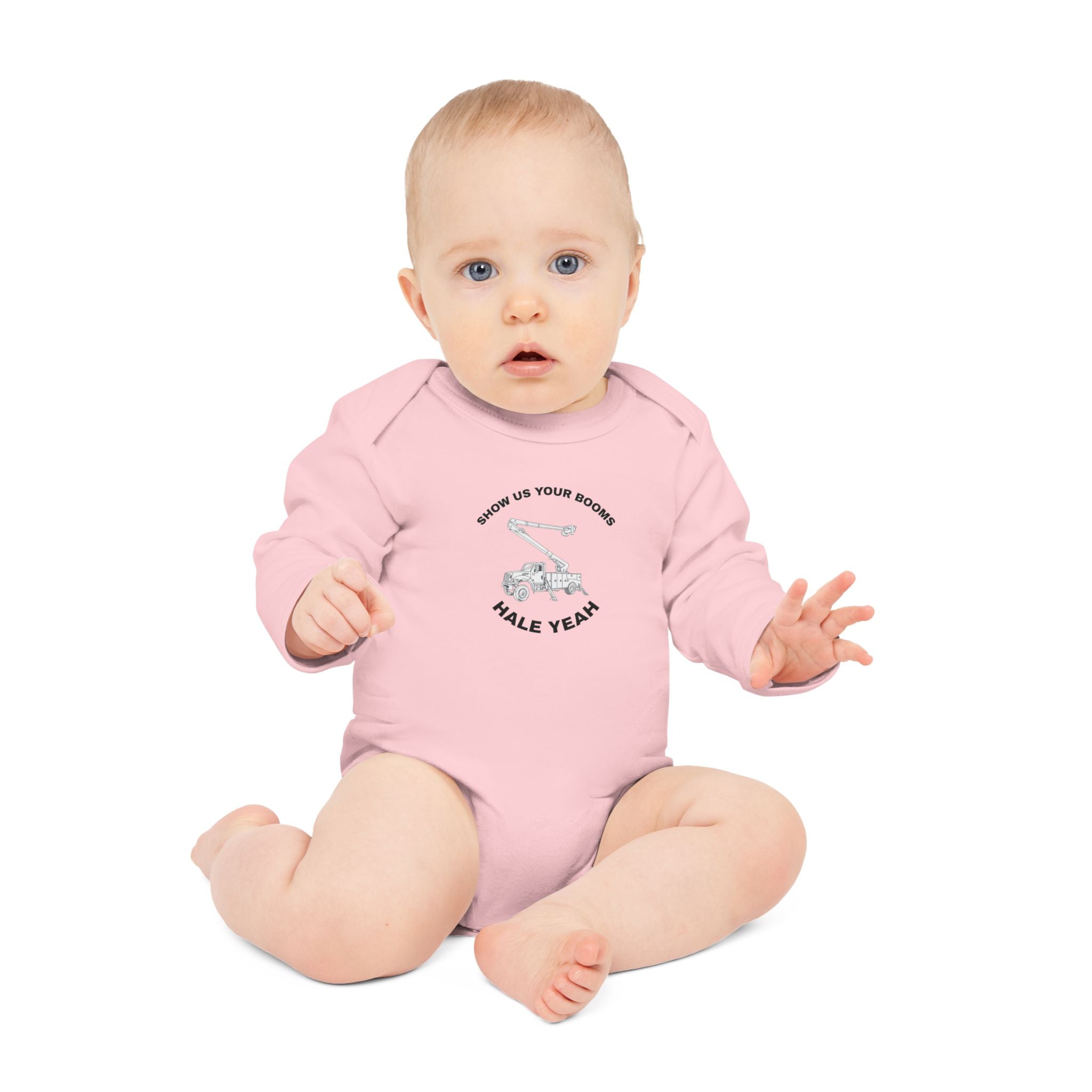 "Show Us Your Booms" Vintage Baby Bodysuit