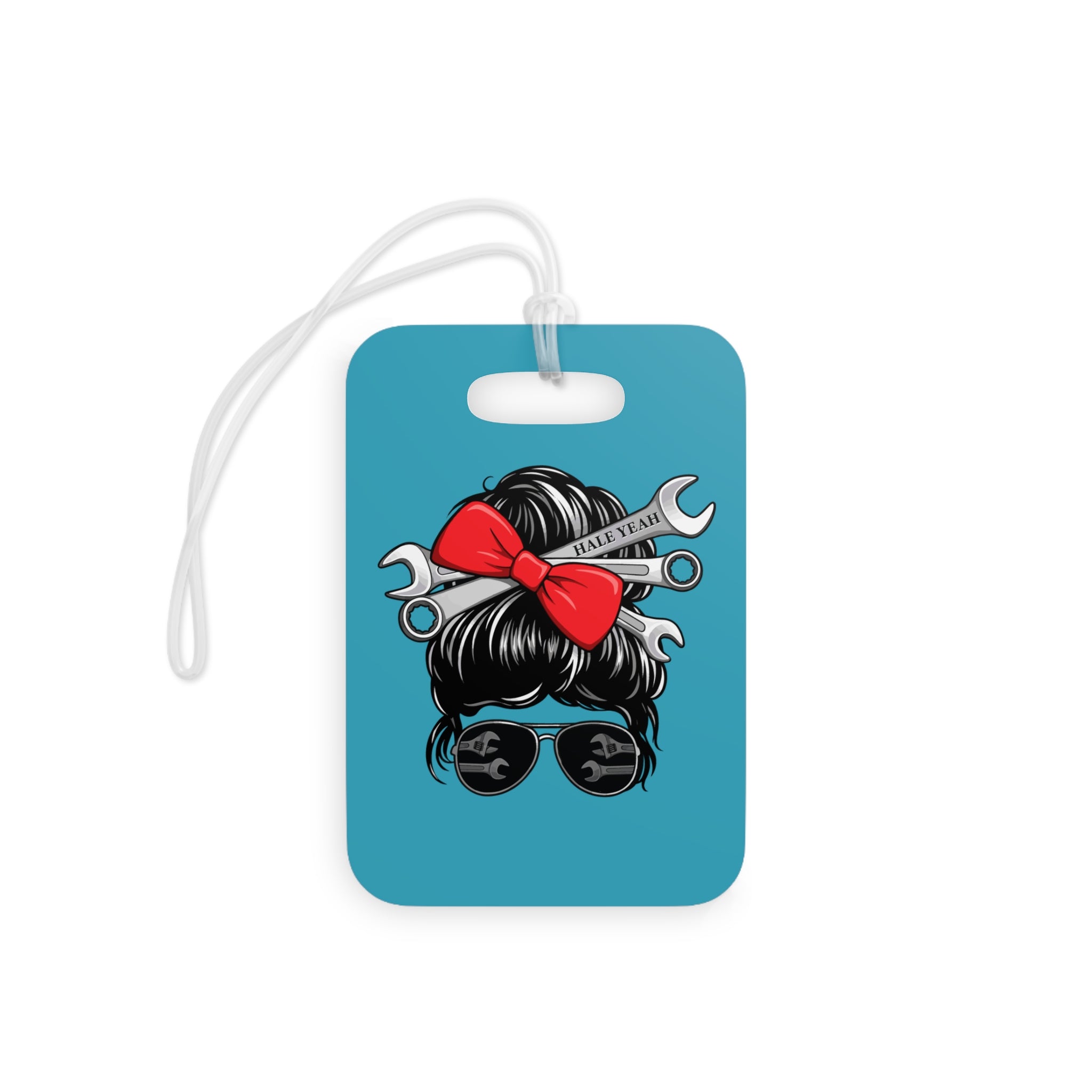 Messy Bun (Raven) Luggage Tag