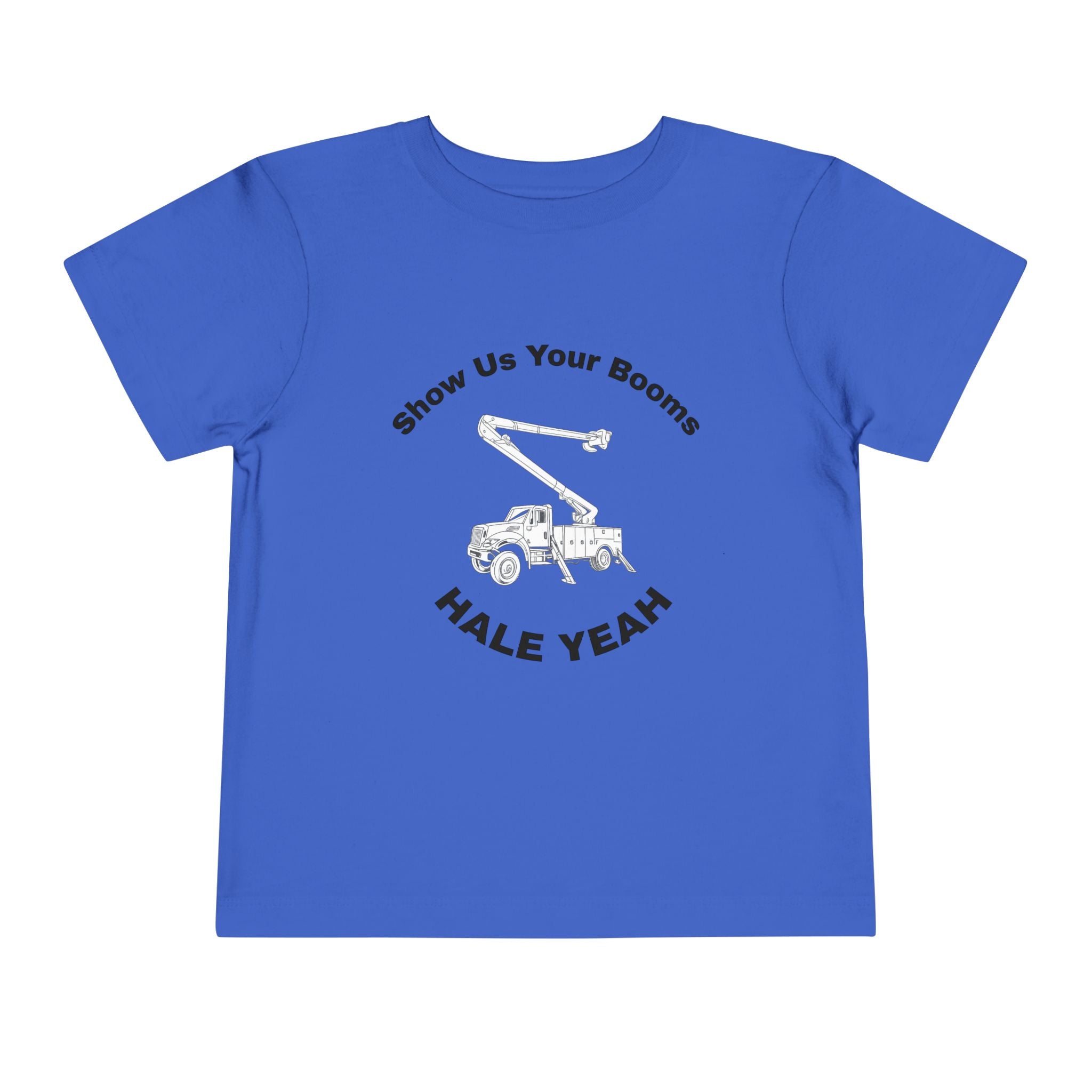 "Show Us Your Booms" Toddler Crane Shirt